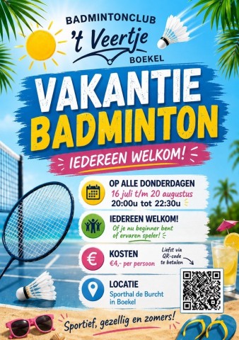 vakantiebadminton